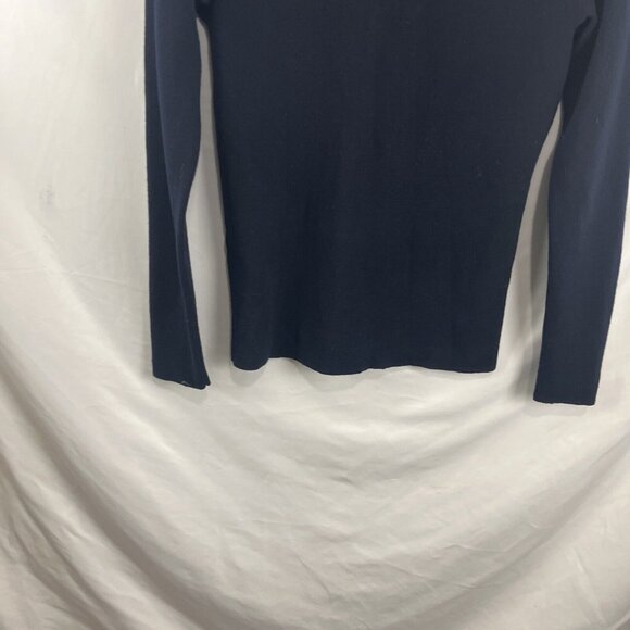 Sandro Paris Cotton Navy Sweater Womens Size S - Picture 9 of 13